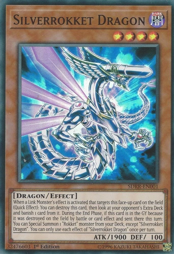Silverrokket Dragon, 1st-edition, front