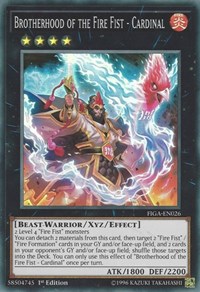 Brotherhood of the Fire Fist - Cardinal