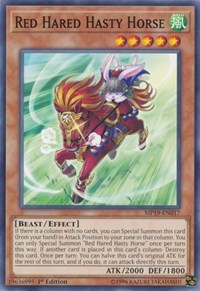 Red Hared Hasty Horse