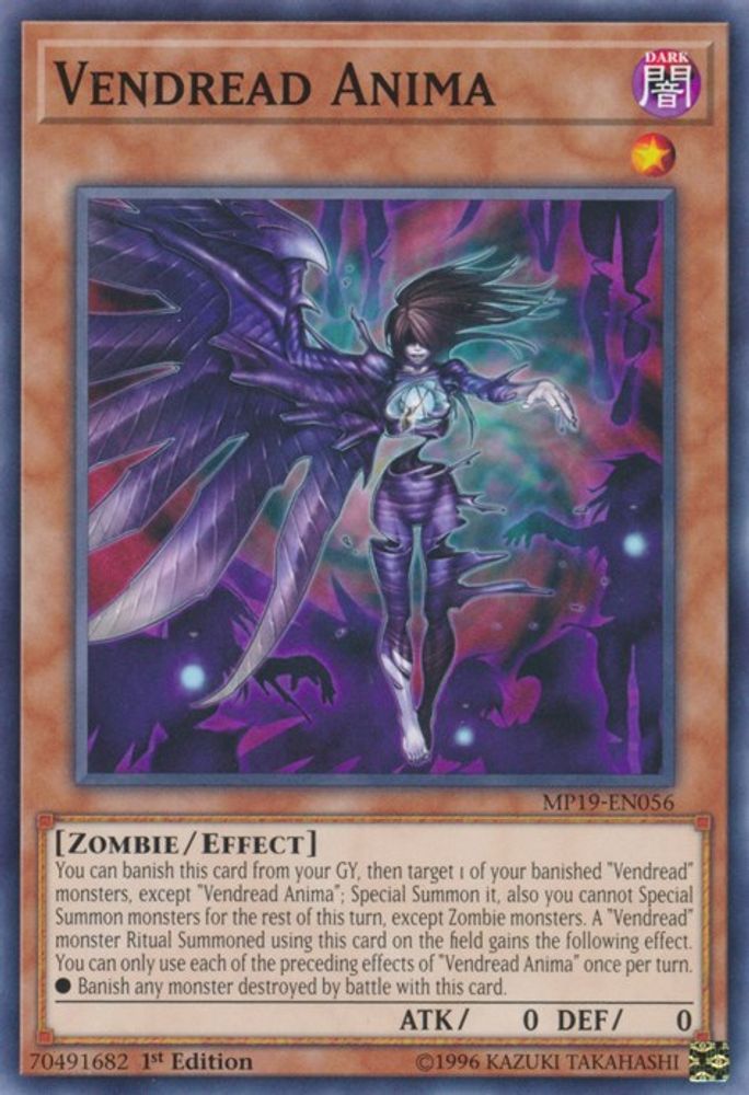 Vendread Anima, 1st-edition, front
