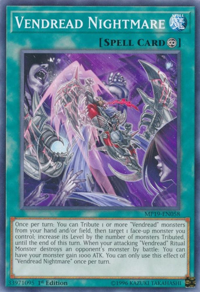 Vendread Nightmare, 1st-edition, front