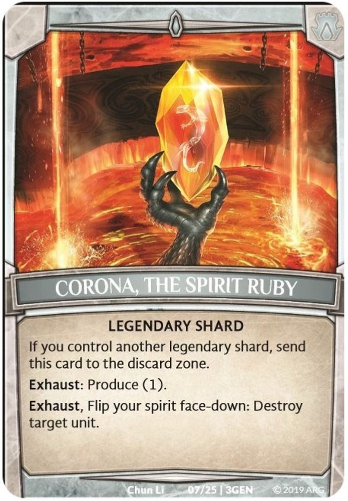 Corona, the Spirit Ruby, Standard, front