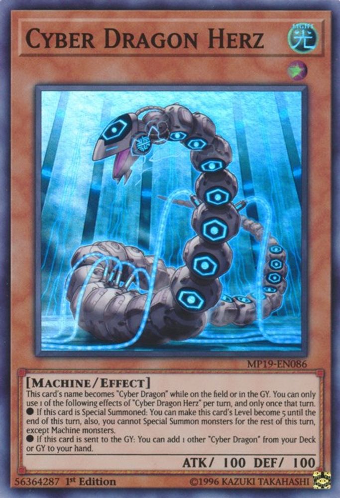 Cyber Dragon Herz, 1st-edition, front