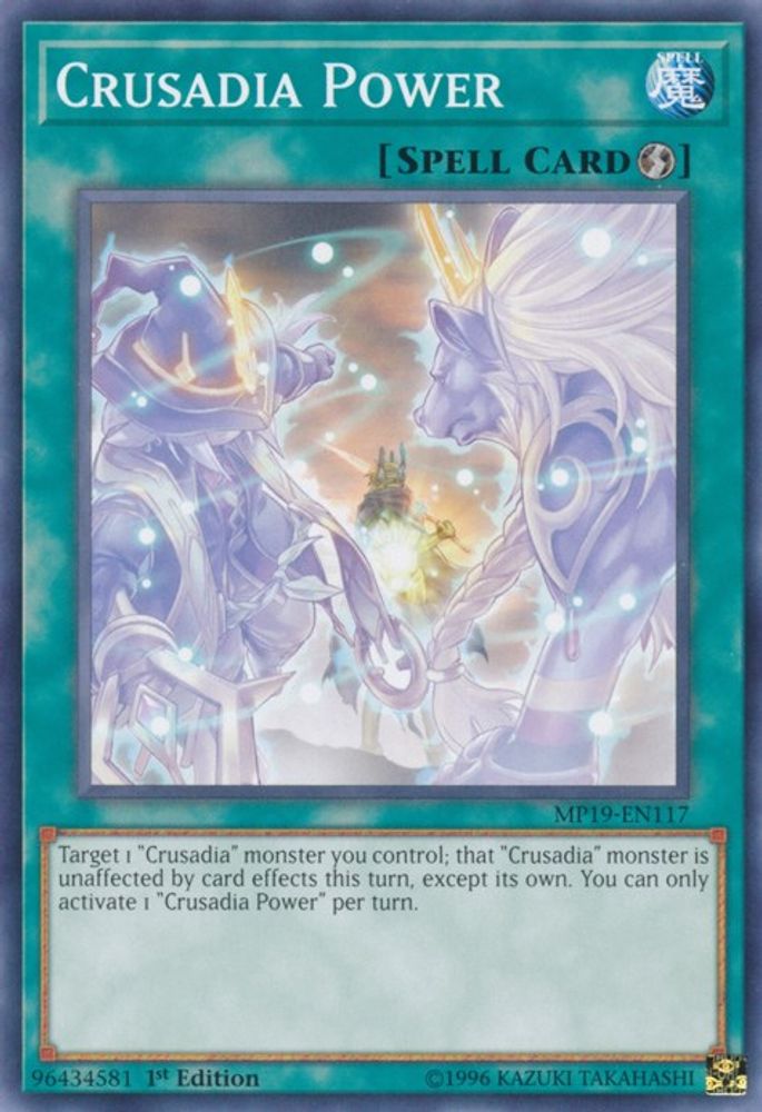 Crusadia Power, 1st-edition, front