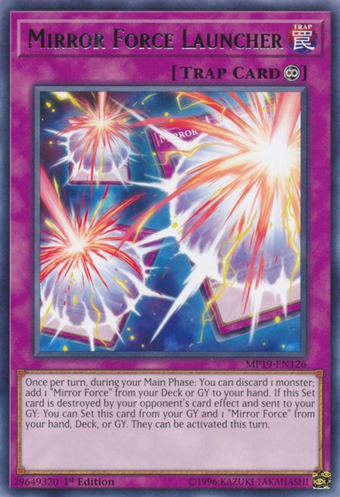 Mirror Force Launcher, 1st-edition, front