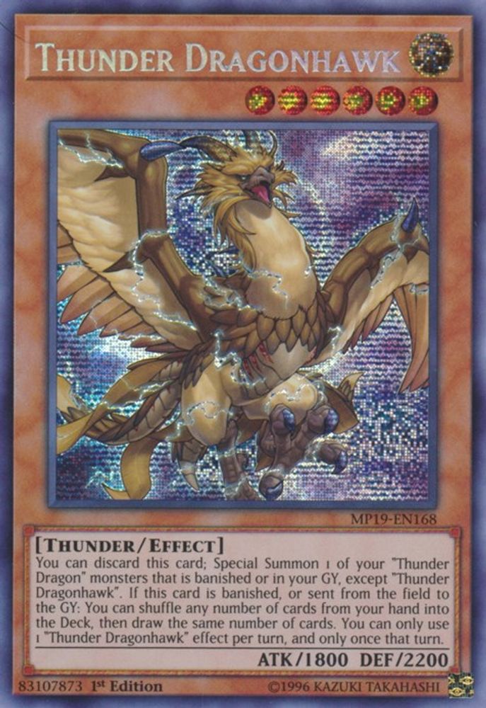 Thunder Dragonhawk, 1st-edition, front