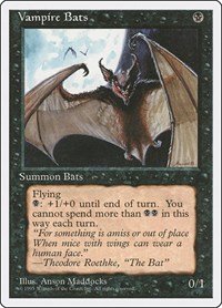 Vampire Bats, Fourth Edition