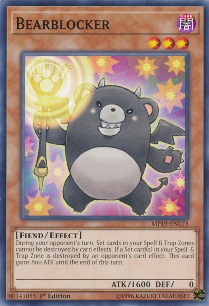 Bearblocker, 1st-edition, front