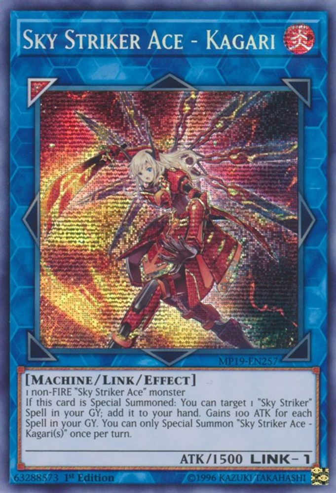 Sky Striker Ace - Kagari, 1st-edition, front