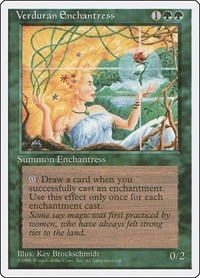 Verduran Enchantress, Fourth Edition