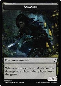 Assassin // Morph Double-Sided Token, Commander 2019