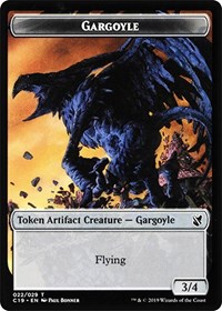 Gargoyle // Egg Double-Sided Token, Commander 2019