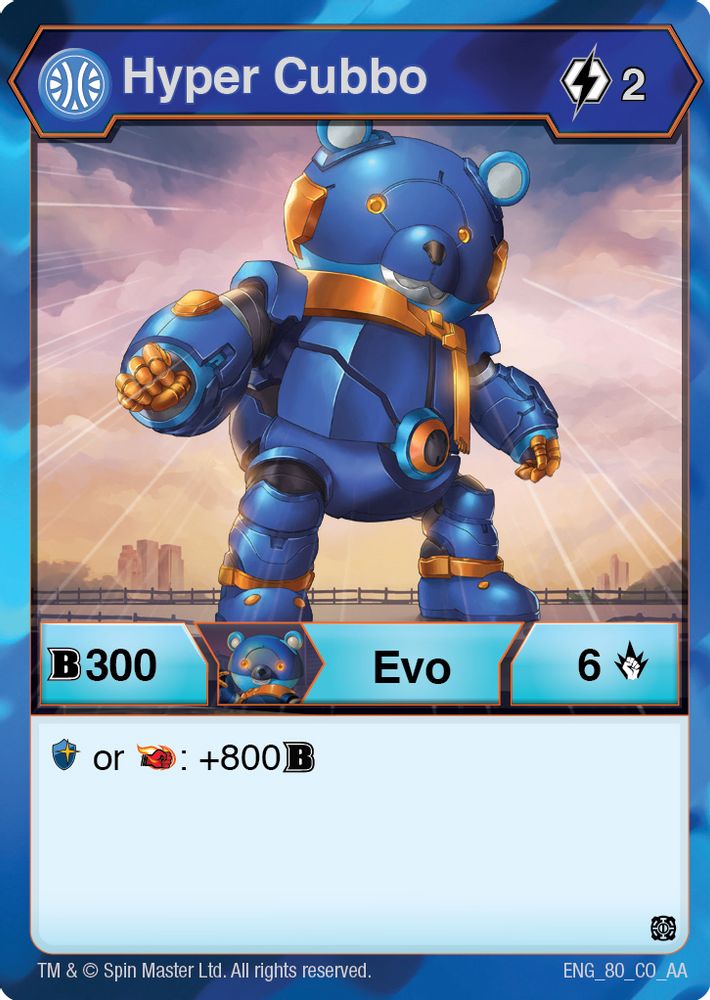 Hyper Cubbo, Standard, front