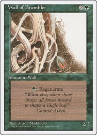 Wall of Brambles, Fourth Edition