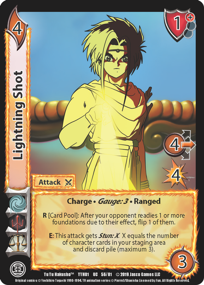 Lightning Shot, Standard, front
