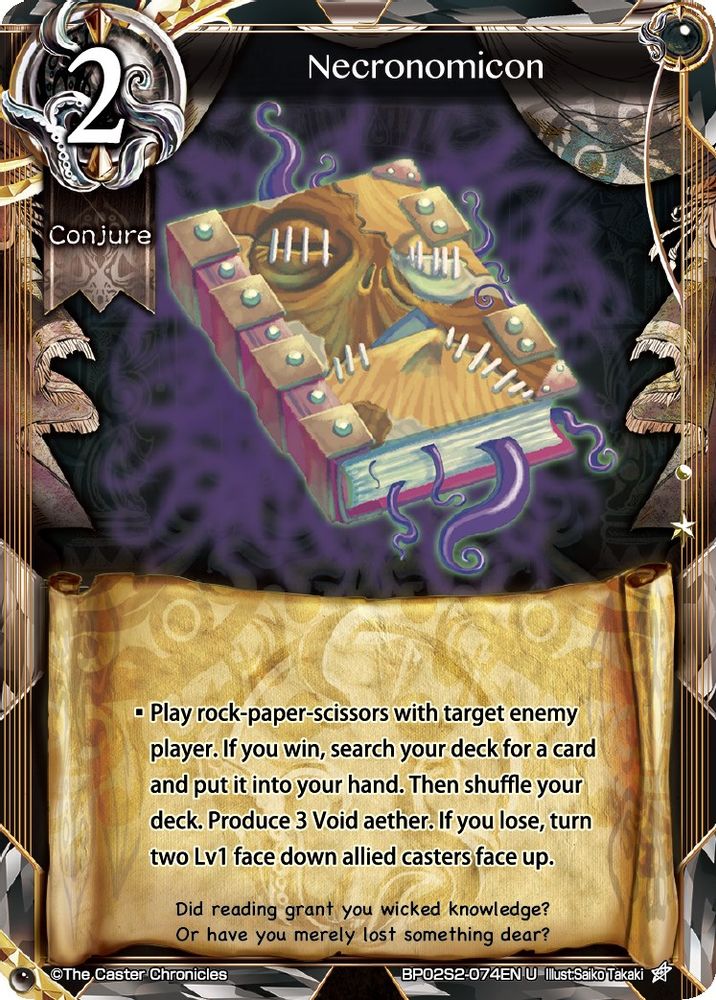 Necronomicon, Standard, front