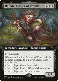 Rankle, Master of Pranks (Extended Art), Throne of Eldraine