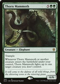 Thorn Mammoth, Throne of Eldraine