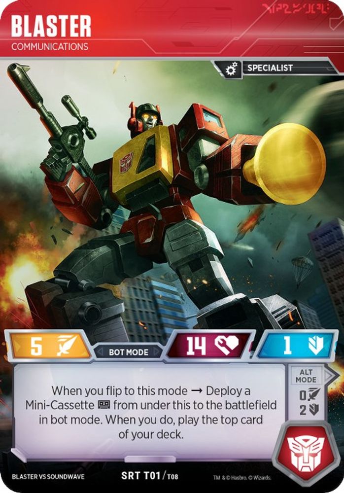 Blaster - Communications, Foil, front