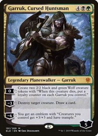 Garruk, Cursed Huntsman, Throne of Eldraine