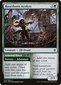 Rosethorn Acolyte, Throne of Eldraine