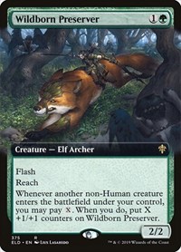 Wildborn Preserver (Extended Art), Throne of Eldraine