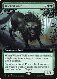Wicked Wolf (Extended Art), Throne of Eldraine