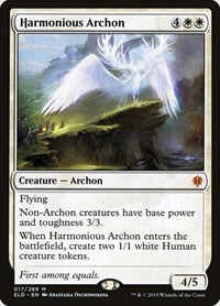 Harmonious Archon, Throne of Eldraine