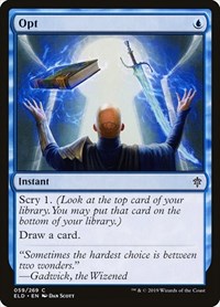 Opt, Throne of Eldraine
