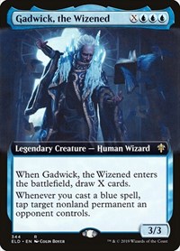 Gadwick, the Wizened (Extended Art), Throne of Eldraine