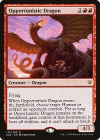 Opportunistic Dragon, Throne of Eldraine