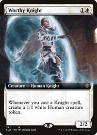 Worthy Knight (Extended Art), Throne of Eldraine