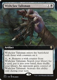 Wishclaw Talisman (Extended Art), Throne of Eldraine