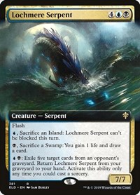 Lochmere Serpent (Extended Art), Throne of Eldraine