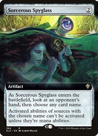 Sorcerous Spyglass (Extended Art), Throne of Eldraine