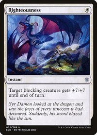 Righteousness, Throne of Eldraine