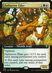 Faeburrow Elder (Extended Art), Throne of Eldraine