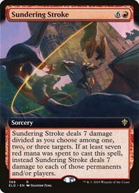 Sundering Stroke (Extended Art), Throne of Eldraine