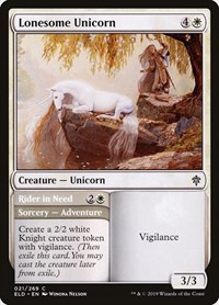 Lonesome Unicorn, Throne of Eldraine