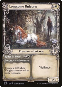 Lonesome Unicorn (Showcase), Throne of Eldraine