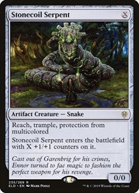Stonecoil Serpent, Throne of Eldraine