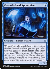 Overwhelmed Apprentice, Throne of Eldraine