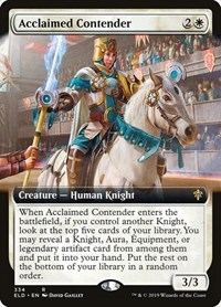 Acclaimed Contender (Extended Art), Throne of Eldraine