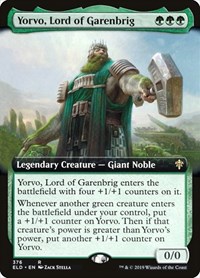 Yorvo, Lord of Garenbrig (Extended Art), Throne of Eldraine