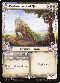 Realm-Cloaked Giant (Showcase), Throne of Eldraine