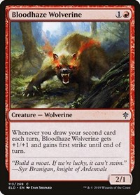 Bloodhaze Wolverine, Throne of Eldraine