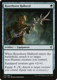 Rosethorn Halberd, Throne of Eldraine