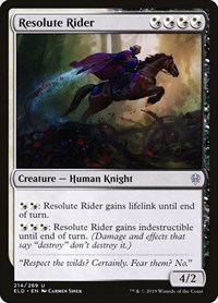 Resolute Rider, Throne of Eldraine