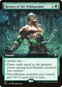 Return of the Wildspeaker (Extended Art), Throne of Eldraine