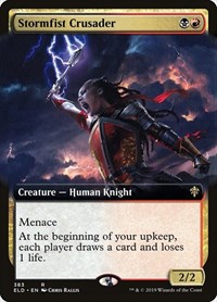 Stormfist Crusader (Extended Art), Throne of Eldraine